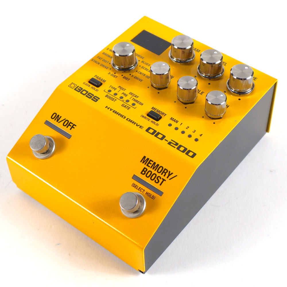 【中古】 オーバードライブ エフェクター BOSS OD-200 Hybrid Drive ギターエフェクター 右サイド
