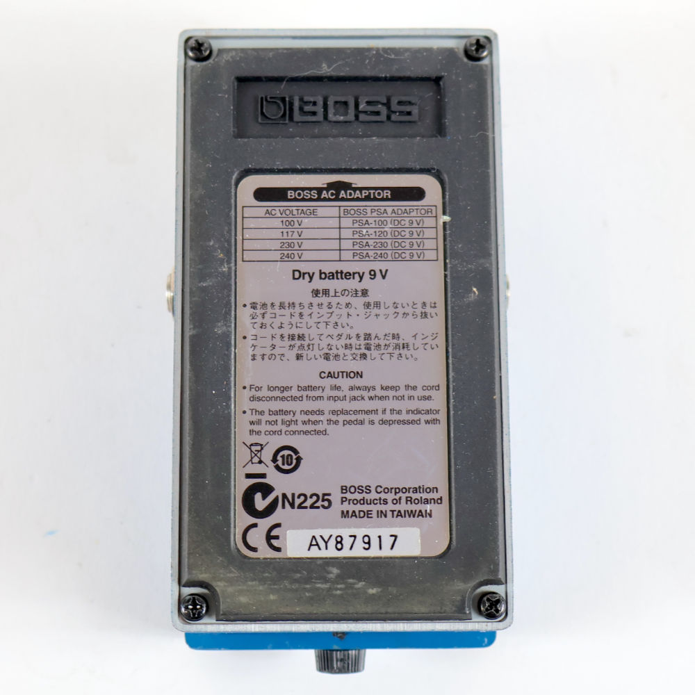 【中古】 ブルースドライバー エフェクター BOSS BD-2 Blues Driver ギターエフェクター オーバードライブ ブルドラ 裏面