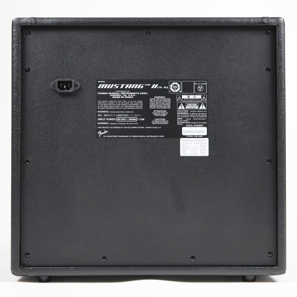 【中古】 ギターアンプ FENDER MUSTANG II v2 本体画像 裏 