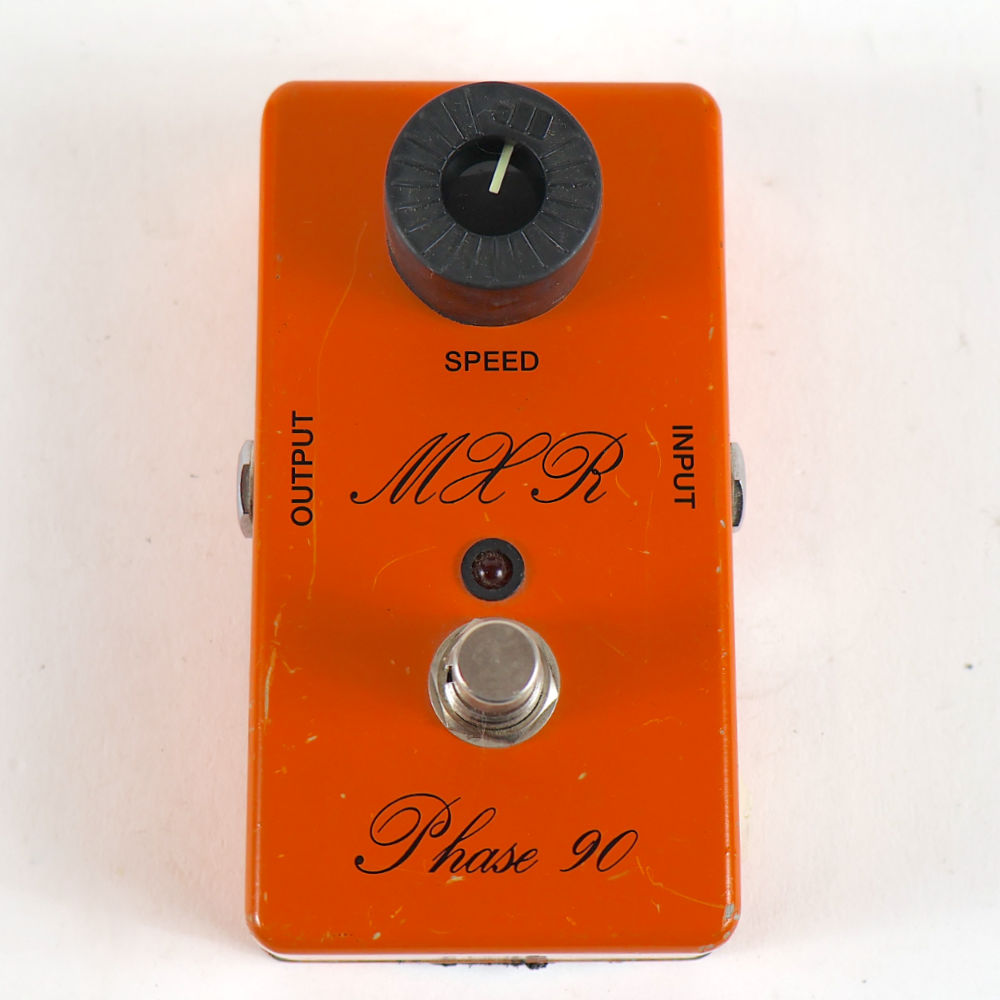 【中古】 フェイザー MXR CSP101SL Script Phase90 LED ギターエフェクター PHASE 90 フェイズ90 筆記体ロゴ 正面