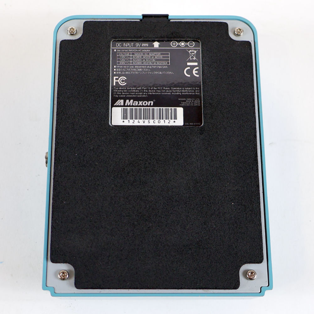 【中古】コーラス エフェクター MAXON マクソン CS-550 Stereo Chorus ギターエフェクター 裏面