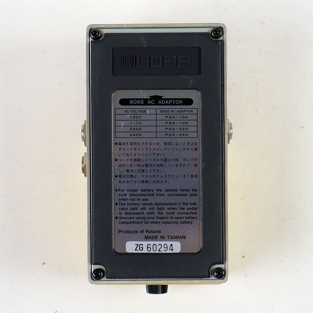 【中古】 オーバードライブ エフェクター BOSS OD-2R TURBO Over Drive ギターエフェクター ターボ オーバードライブ 裏面
