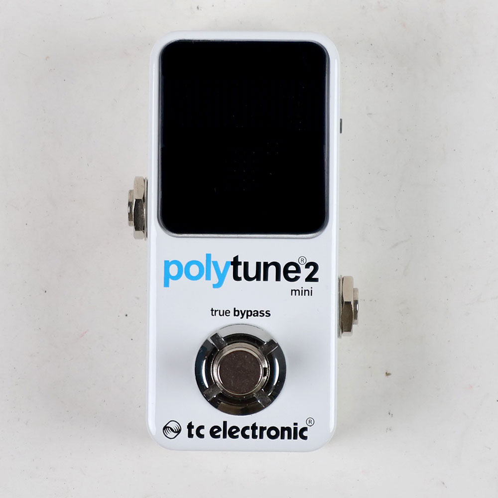 【中古】 チューナー tc electronic PolyTune 2 mini バッファー内蔵 ペダルチューナー tcエレクトロニック 正面