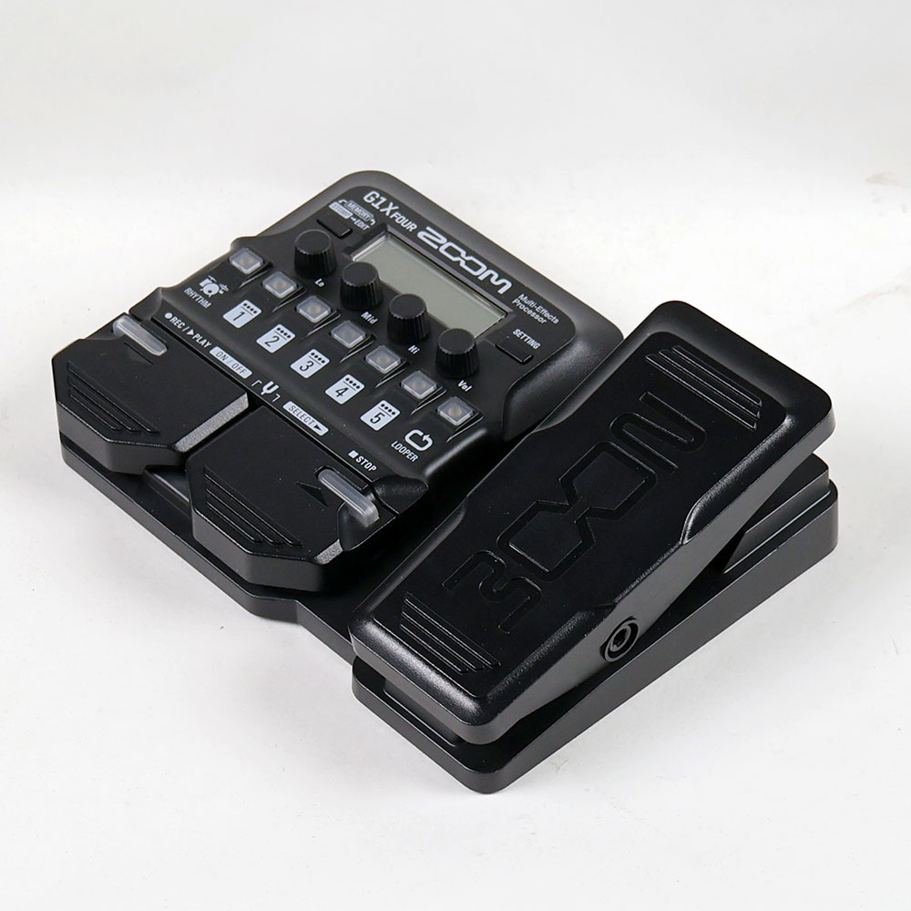 【中古】 ギターマルチエフェクター ZOOM G1X FOUR 全体