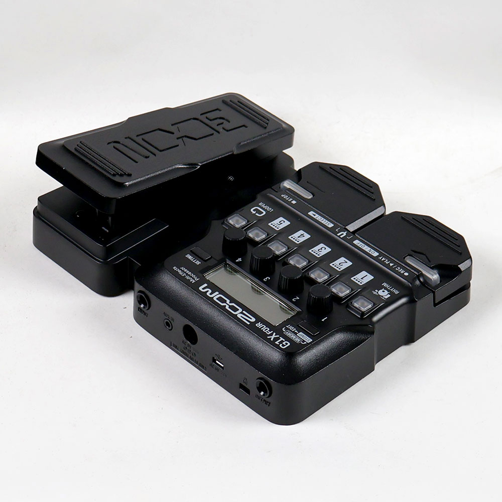 【中古】 ギターマルチエフェクター ZOOM G1X FOUR 全体