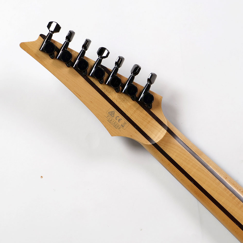 【中古】 エレキギター 7弦 IBANEZ RG2727FZ TBK(Transparent Black) 2013年製 Prestige 日本製 MADE IN JAPAN ヘッド