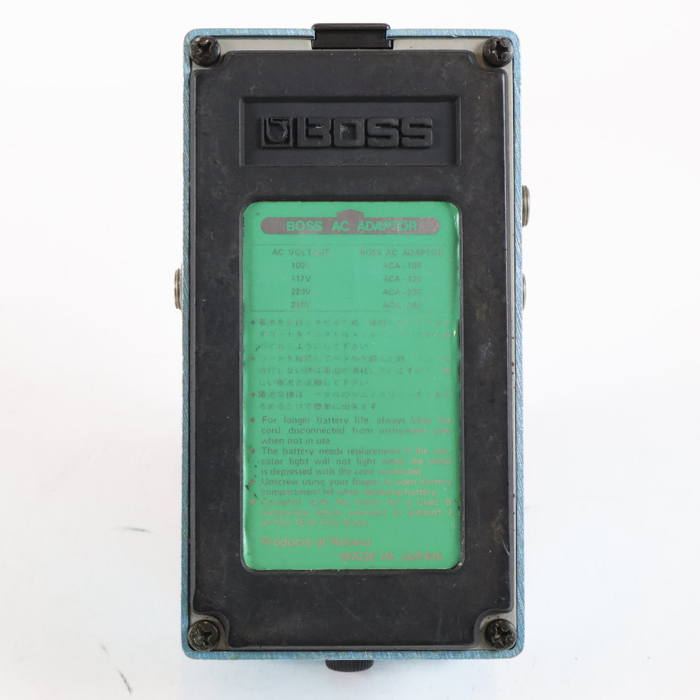【中古】 コーラス エフェクター BOSS CE-3 Chorus Made in JAPAN ギターエフェクター 底面
