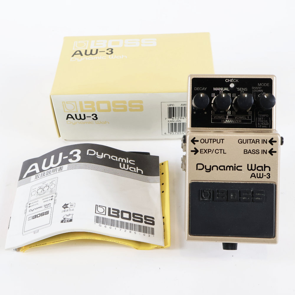 【中古】ダイナミックワウ エフェクター BOSS AW-3 Dynamic Wah ボス オートワウ ギターエフェクター ベースエフェクター