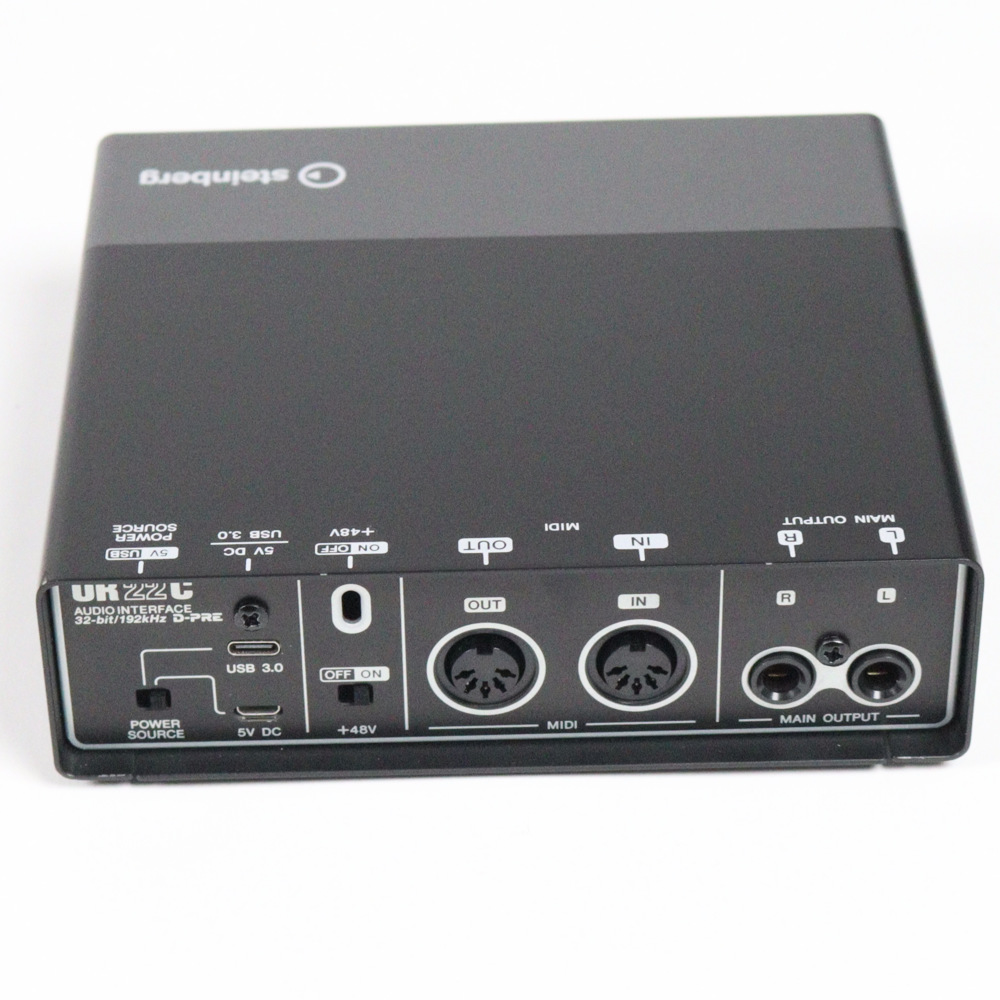 【中古】 オーディオインターフェイス Steinberg UR22C スタインバーグ USBオーディオインターフェース 側面