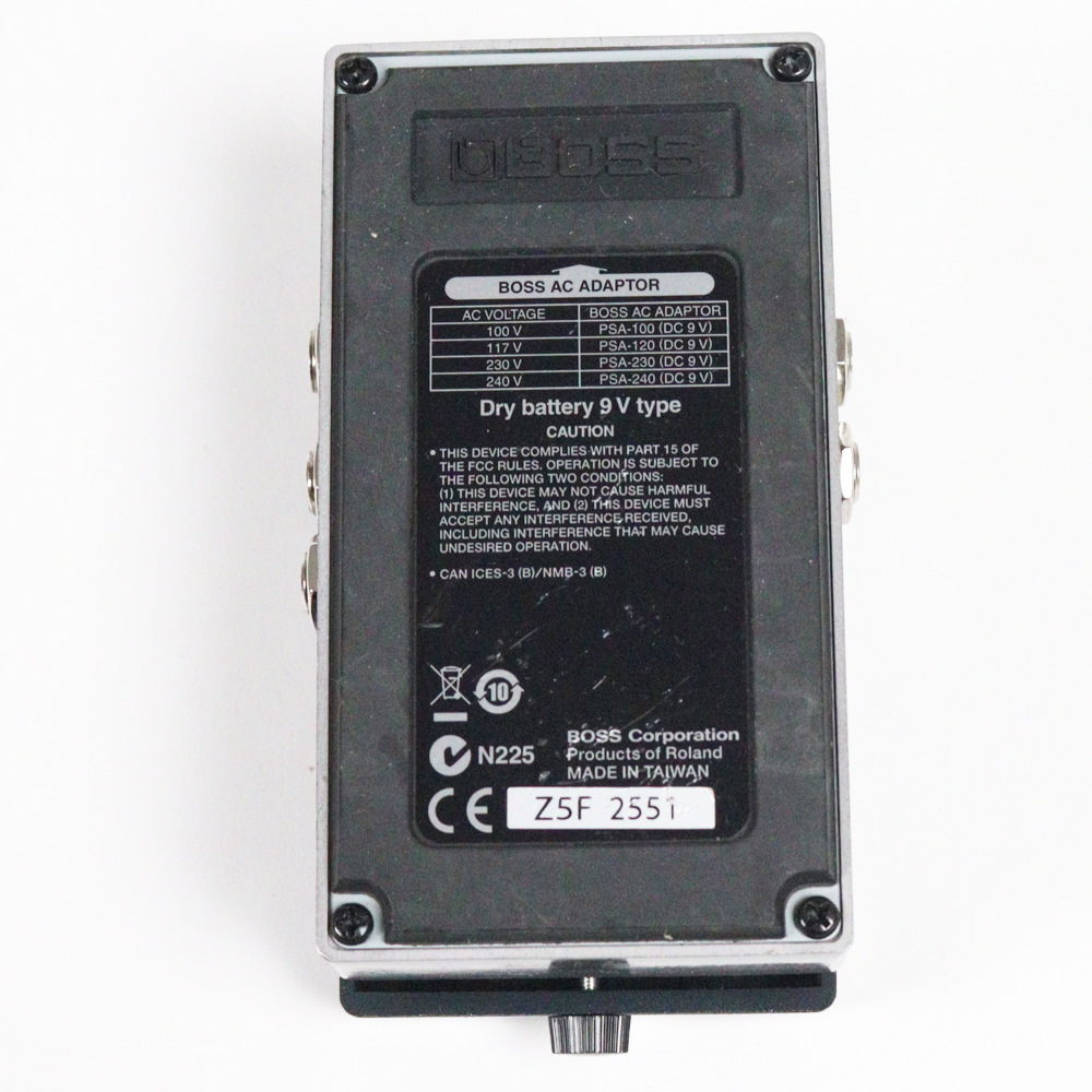 【中古】 BOSS ボス Reverb RV-6 リバーブ エフェクター 裏面