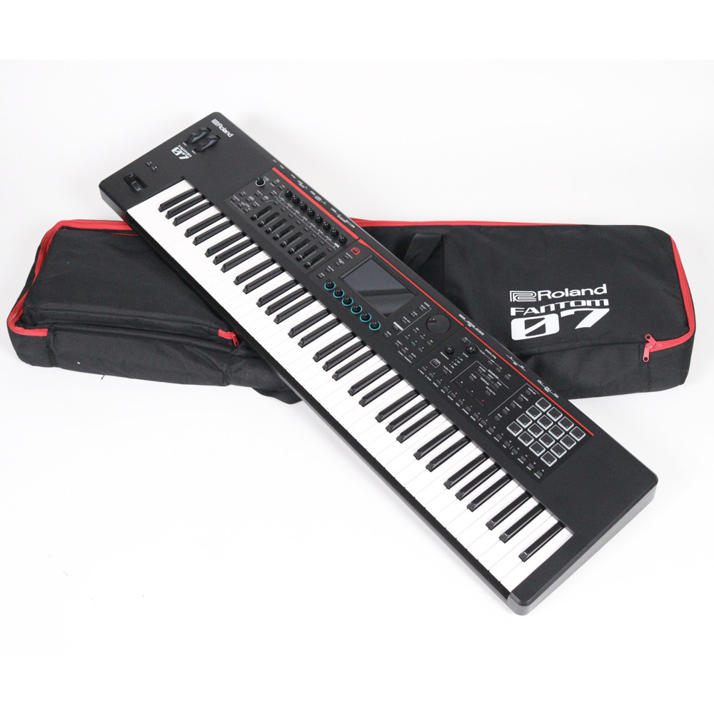 【中古】 ROLAND FANTOM-07 MUSIC WORKSTATION シンセサイザー キーボード