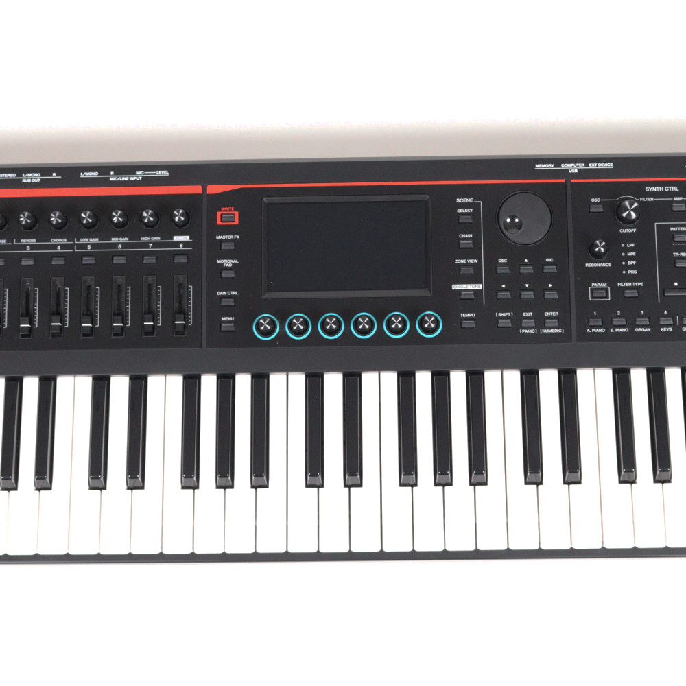 【中古】 ROLAND FANTOM-07 MUSIC WORKSTATION シンセサイザー キーボード コントロール