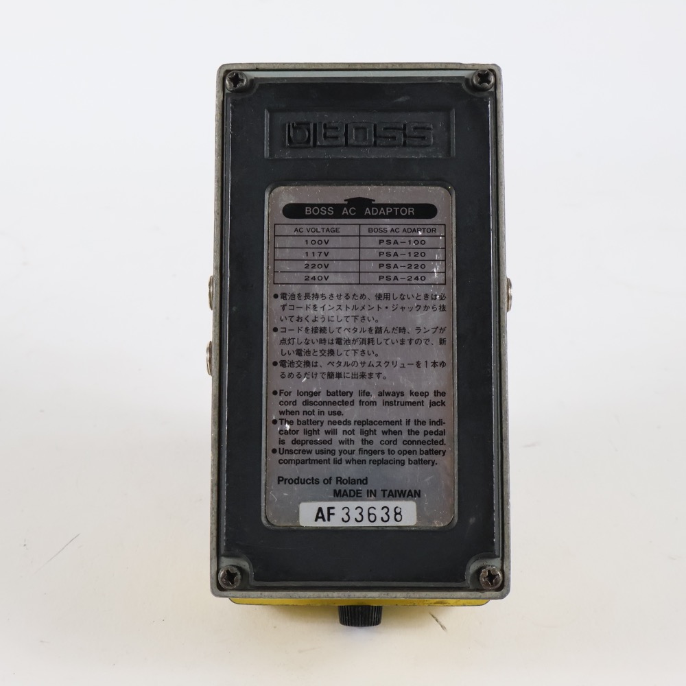 【中古】 オーバードライブ エフェクター BOSS SD-2 DUAL Over Drive ギターエフェクター 裏面