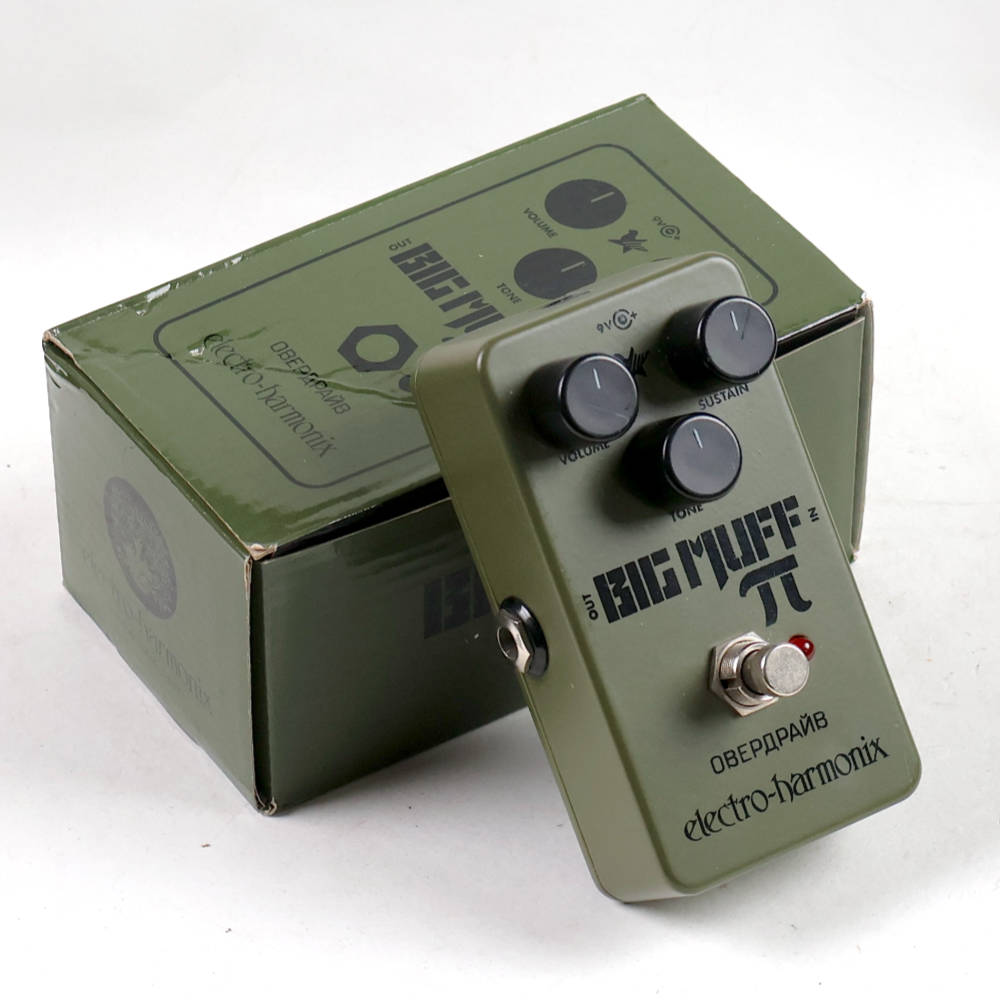 【中古】 ファズ ディストーション ELECTRO-HARMONIX Green Russian Big Muff ビッグマフ ギターエフェクター
