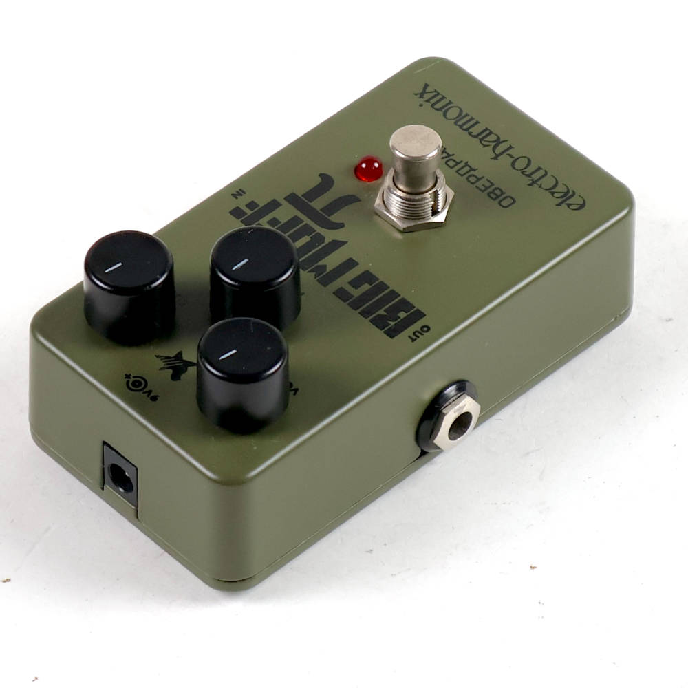 【中古】 ファズ ディストーション ELECTRO-HARMONIX Green Russian Big Muff ビッグマフ ギターエフェクター 左サイド