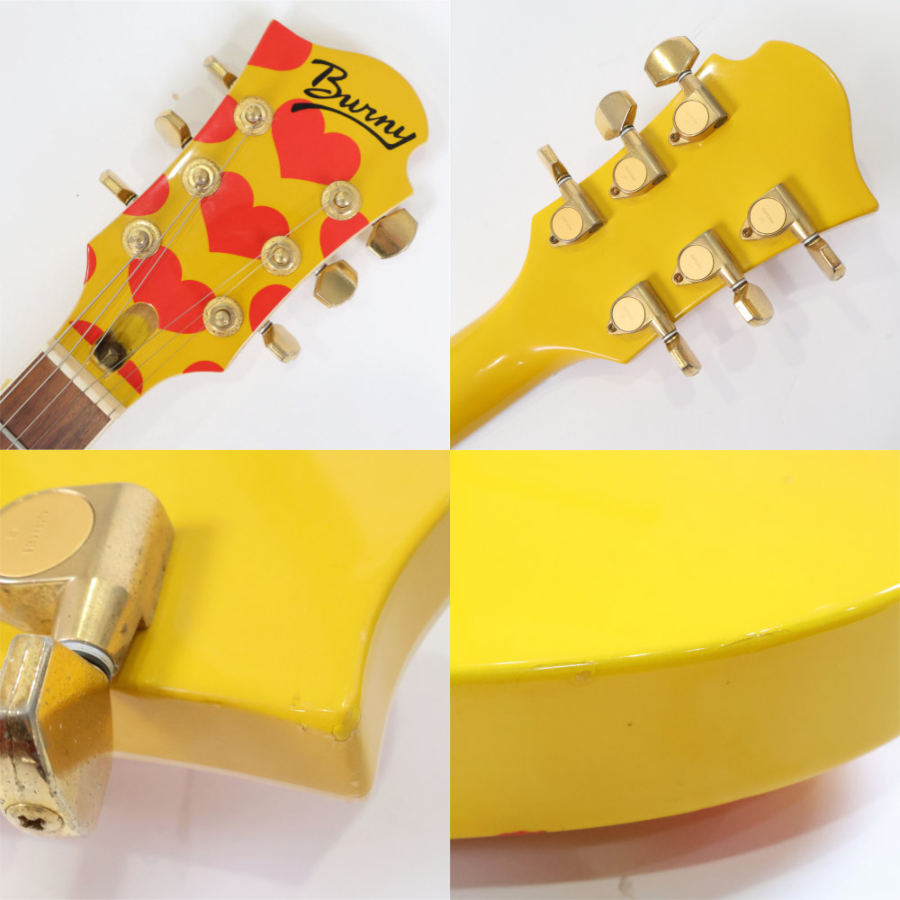 【中古】 BURNY by FERNANDES MG-145S HY hideモデル Yellow Heart イエローハート エレキギター 詳細画像