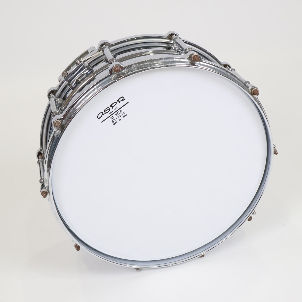【中古】 スネアドラム パール Pearl SensiTone Steel Custom Alloy 14x5.5 スチールシェル 詳細画像