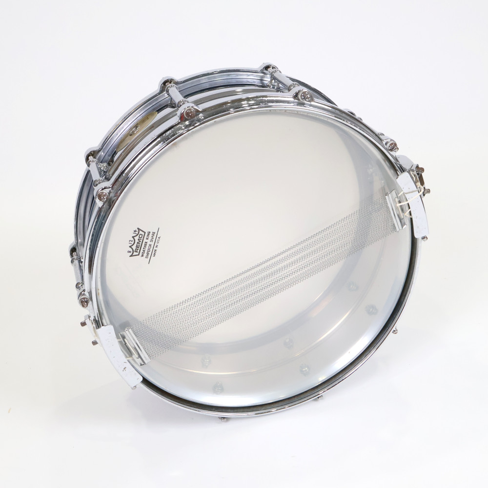 【中古】 スネアドラム パール Pearl SensiTone Steel Custom Alloy 14x5.5 スチールシェル 詳細画像