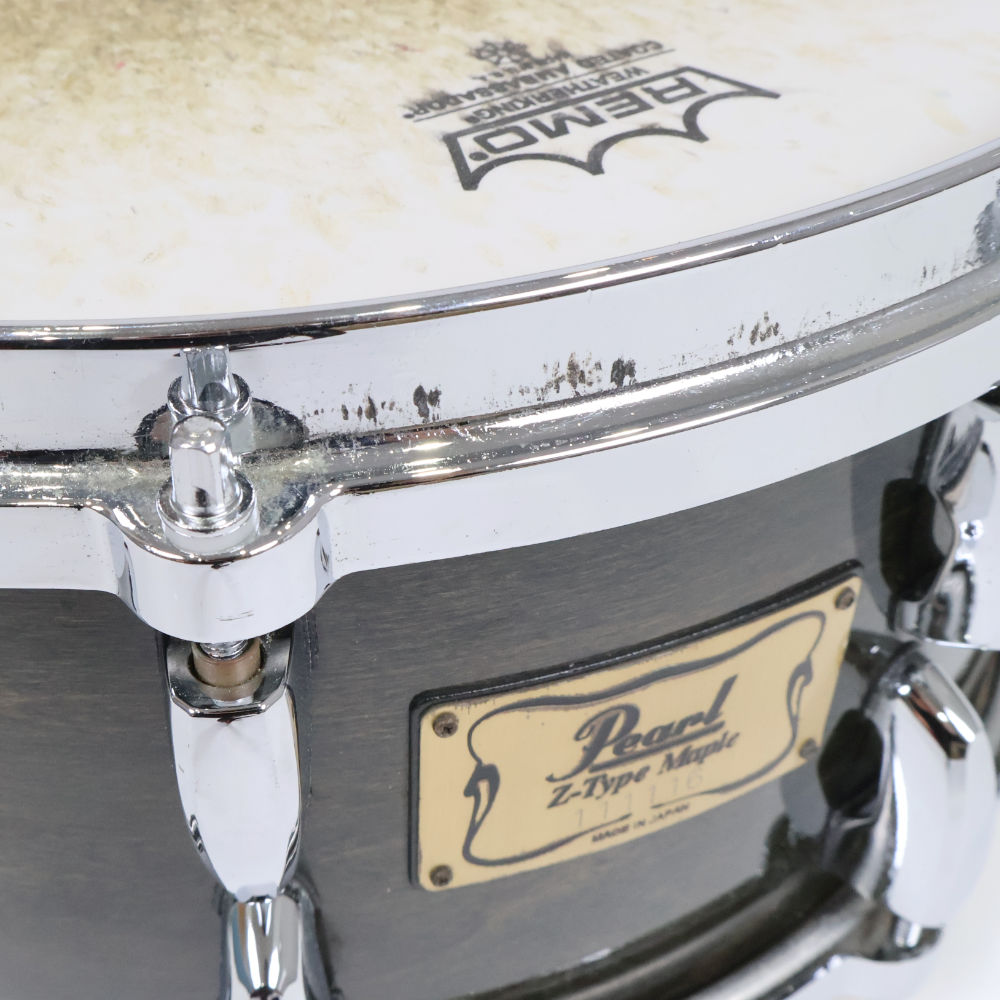 【中古】 スネアドラム パール Pearl Z-Type Maple 14x6.5 Made in Japan 詳細画像