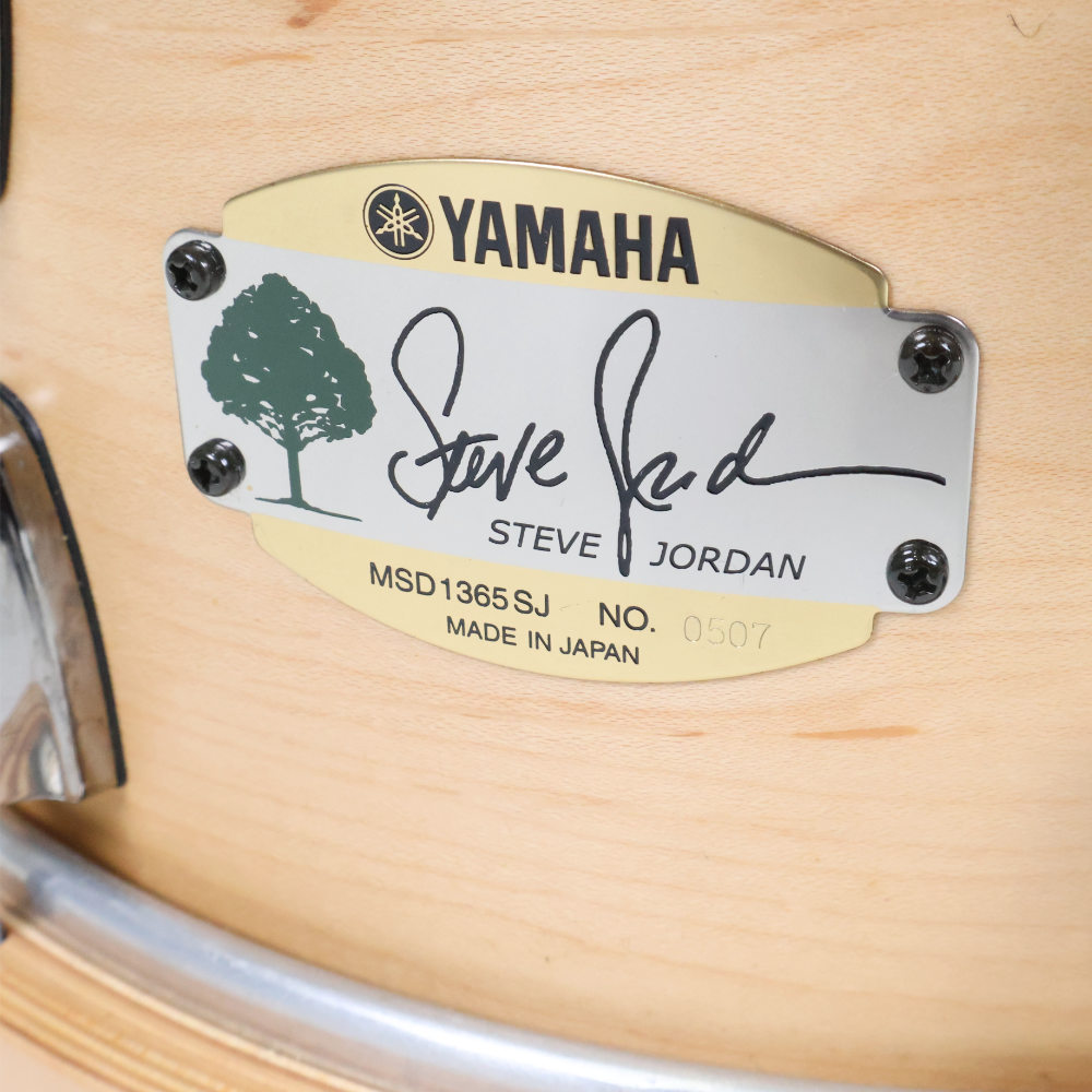 【中古】 スネアドラム ヤマハ YAMAHA MSD1365SJ 13x6.5 スティーブ・ジョーダンシグネチャーモデル 詳細画像