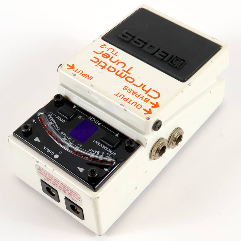 【中古】 クロマチックチューナー エフェクター BOSS TU-2 Chromatic Tuner ペダルチューナー 左サイド