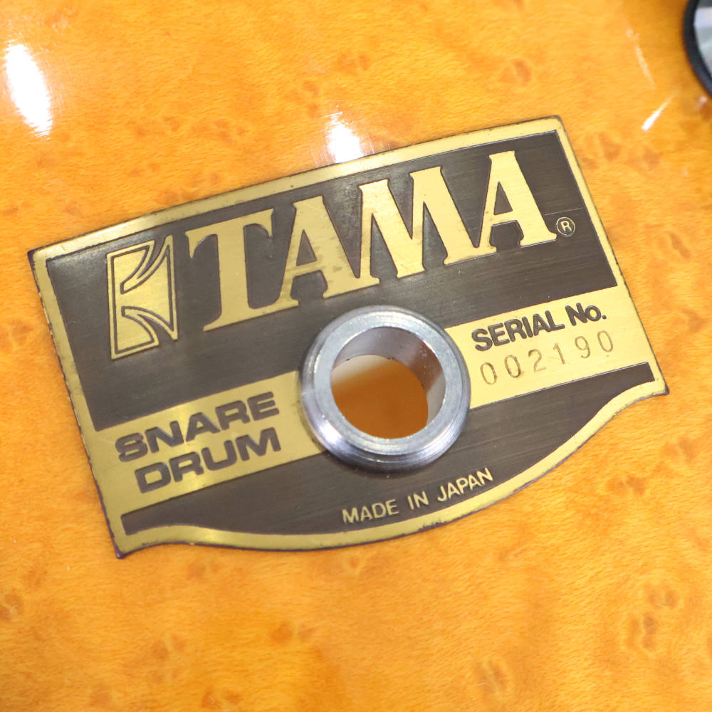 【中古】 スネアドラム タマ TAMA BE346 BIRD’S EYE ALL MAPLE SNARE DRUMS 14x6.5 Made in Japan 詳細画像