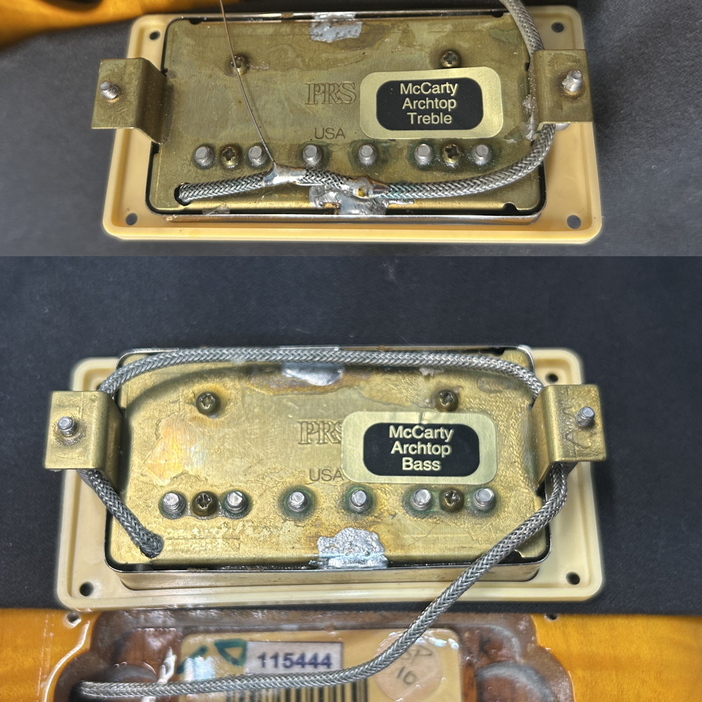 【中古】 エレキギター PRS McCarty HollowBody I 1st 10Top Birds McCarty Sunburst 2007年製 ピエゾピックアップ搭載 ポールリードスミス マッカーティーホロウボディー Paul Reed Smith ピックアップ