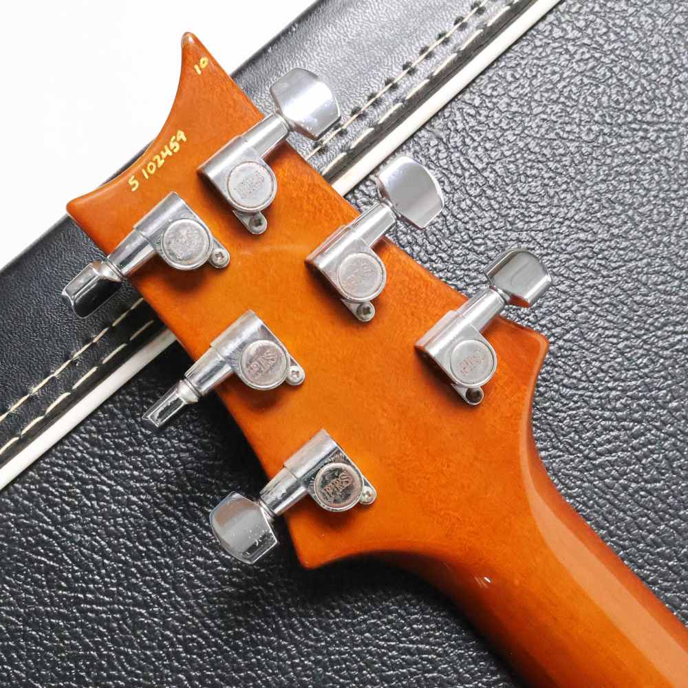 【中古】 エレキギター PRS Custom 24 10Top Orange 20th Anniversary Bird 2005年製 白濁あり 20周年記念モデル ポールリードスミス カスタム24 Paul Reed Smith ヘッド裏画像
