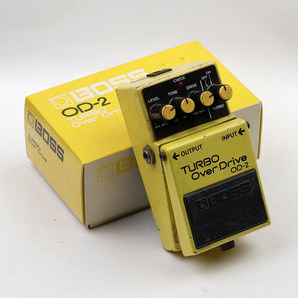 【中古】ターボオーバードライブ エフェクター BOSS OD-2 TURBO OverDrive Made in Japan ボス ギターエフェクター