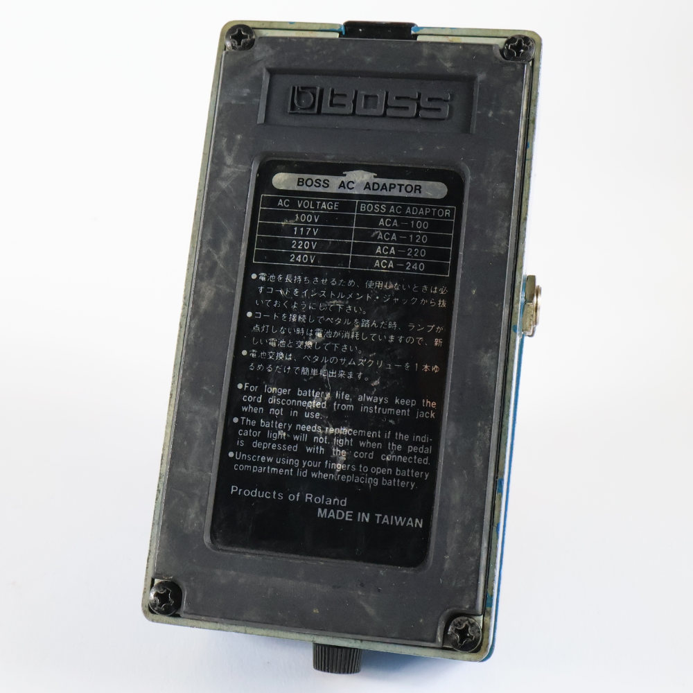 【中古】コンプレッサー エフェクター BOSS CS-3 Compression Sustainer ギターエフェクター 本体画像 裏