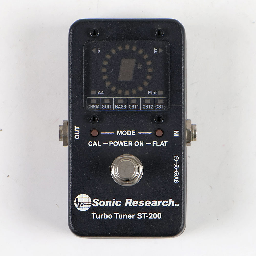 【中古】 ギターチューナー SONIC RESEARCH ST-200