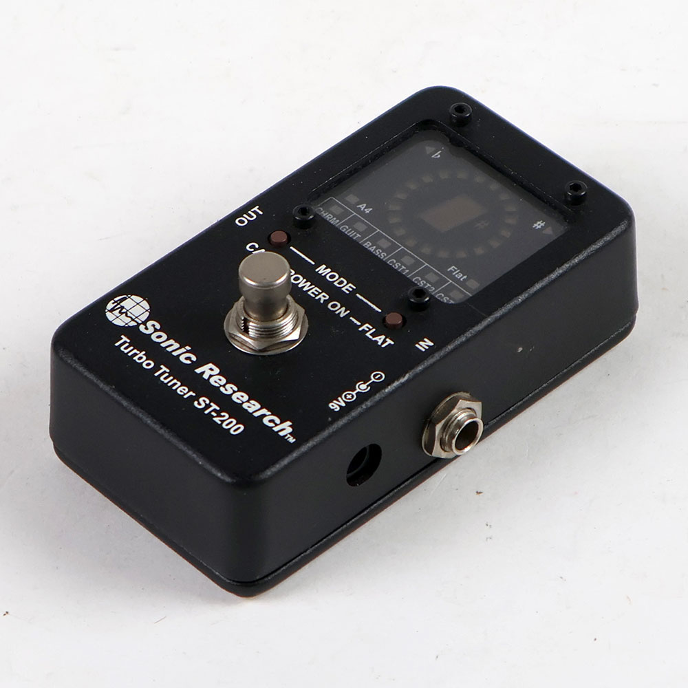 【中古】 ギターチューナー SONIC RESEARCH ST-200 全体