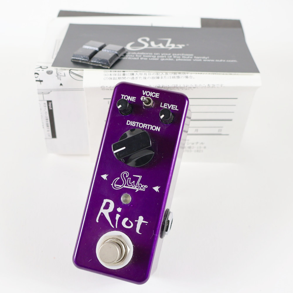 【中古】 ディストーション エフェクター Suhr Riot MINI ギターエフェクター