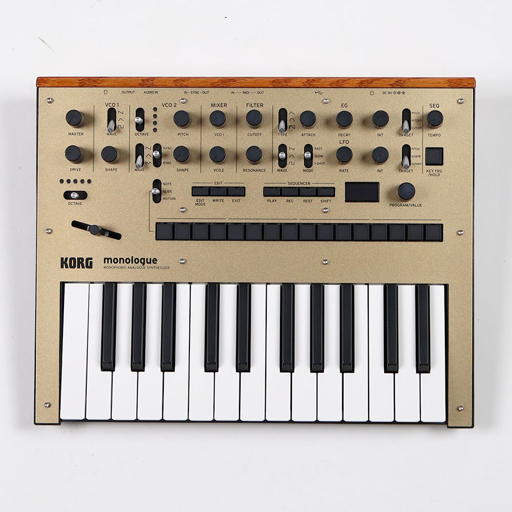 【中古】 KORG monologue GD シンセサイザー 正面