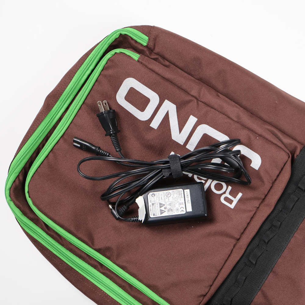 【中古】 シンセサイザー ROLAND JUNO-Gi ソフトケース付き 8トラックレコーダー搭載 ローランド 付属品画像