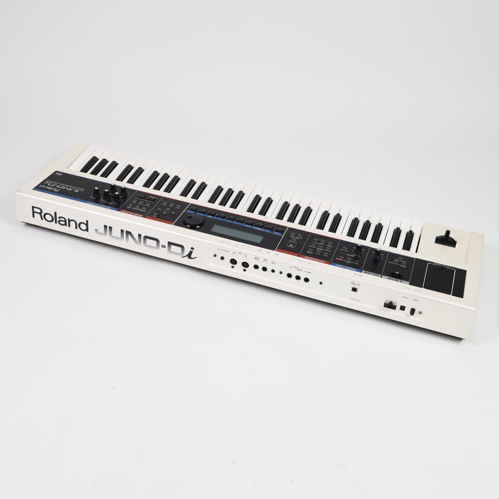 【中古】 モバイルシンセサイザー Roland JUNO-Di WH ローランド 本体画像 裏 