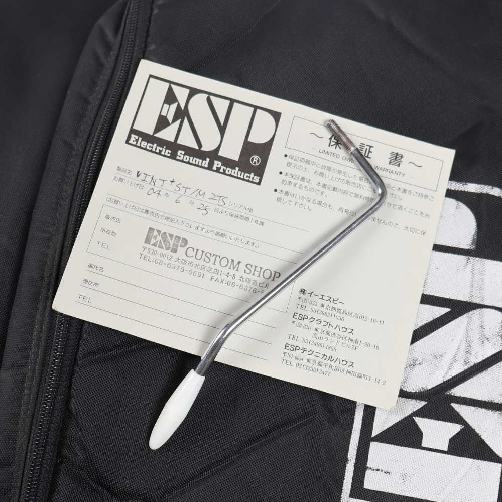 【中古】 エレキギター ESP Vintage Pus ST Maple FingerBoard 2TS オーダーモデル アッシュボディー仕様 付属品画像