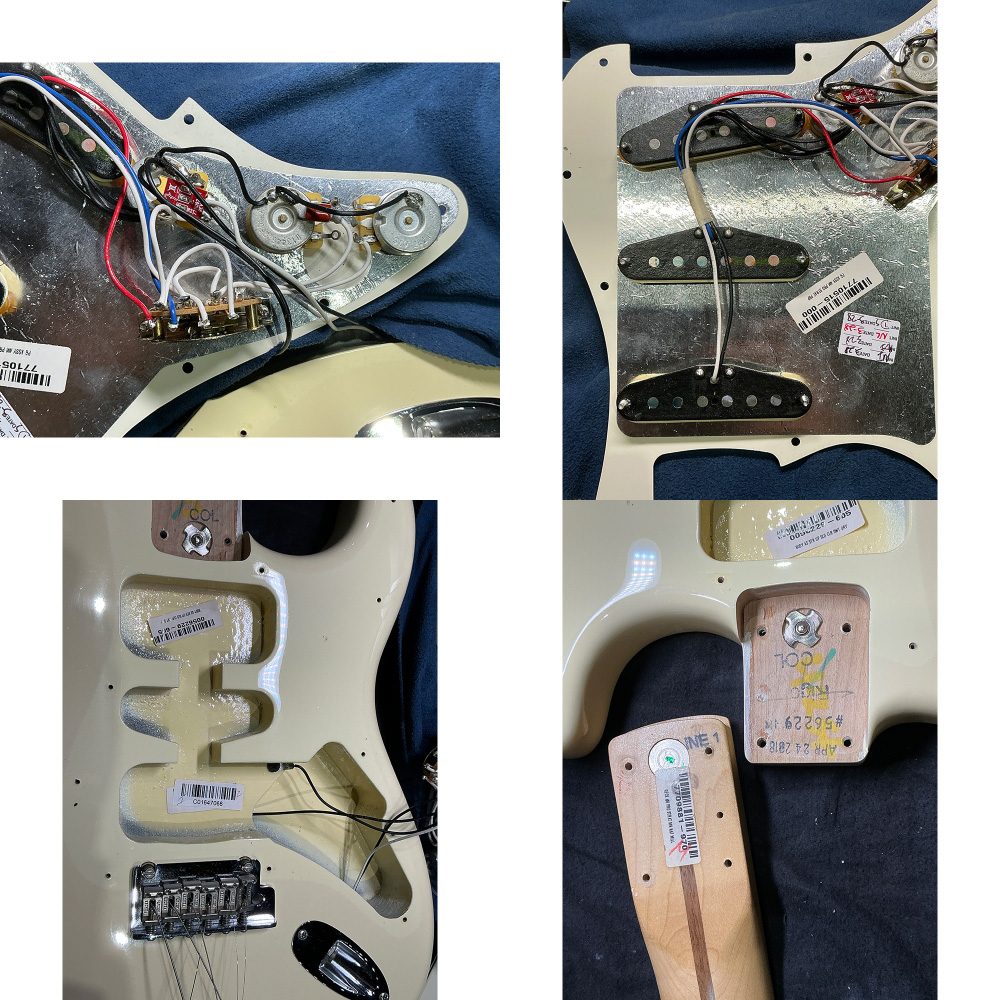 【中古】 エレキギター Fender American Professional Stratocaster Maple Fingerboard Olympic White 2018年製 フェンダー アメリカンプロフェッショナル ストラトキャスター ピックアップ、ネック