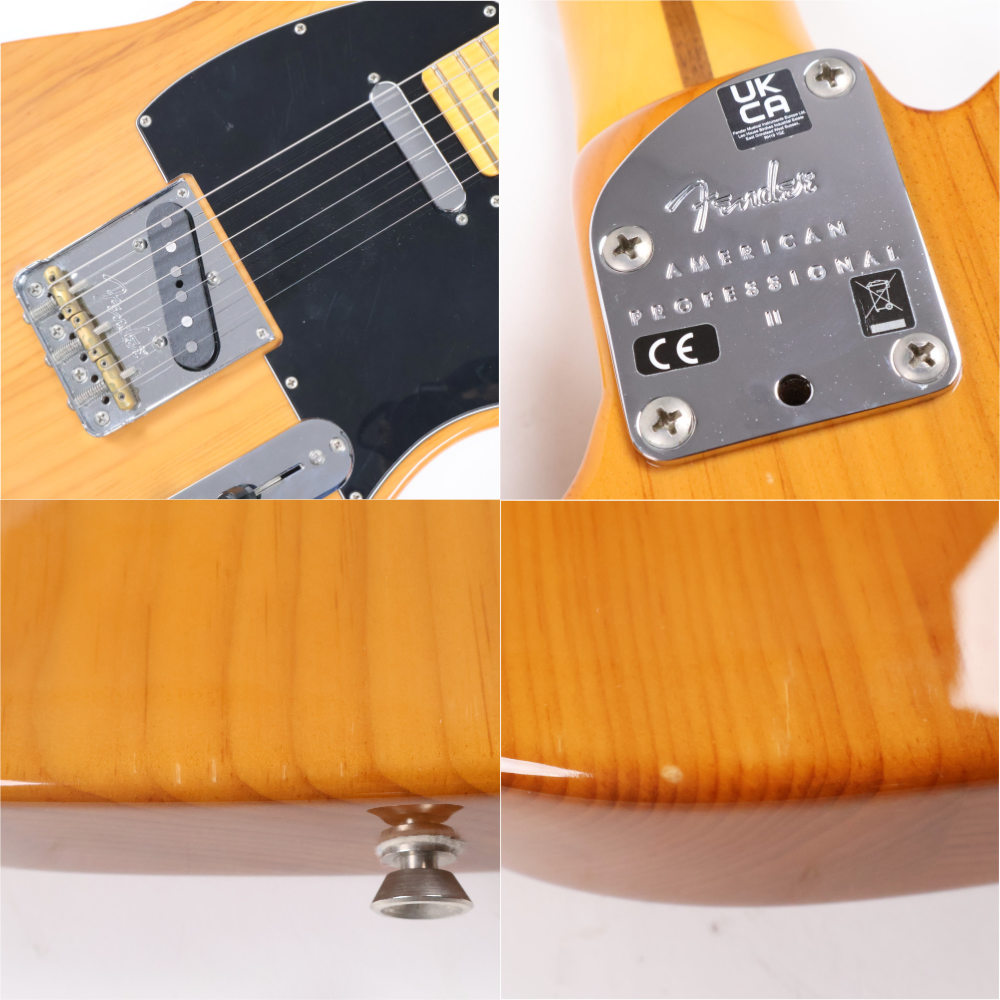 【中古】 エレキギター Fender American Professional II Telecaster Maple Fingerboard Roasted Pine 2022年製 フェンダー アメリカンプロフェッショナル2 テレキャスター ローステッドパイン 詳細画像