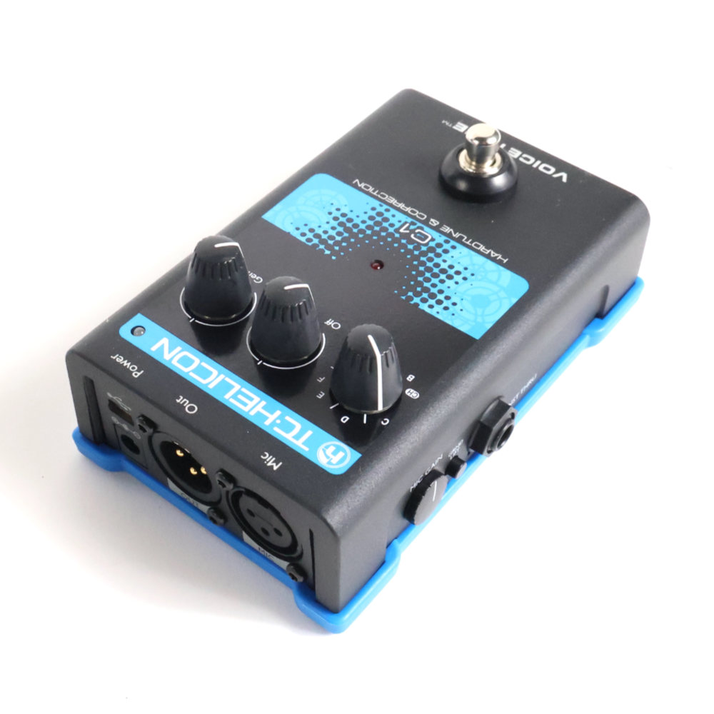 【中古】 TC-HELICON VoiceTone C1 ボーカル用エフェクター リア斜めアングル画像