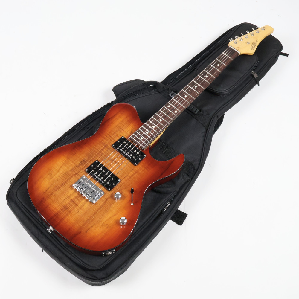 【中古】 エレキギター Fujigen J-Standard ILIAD JIL3-EW2-R KNB(Koa Natural Burst) 2021年製 フジゲン Seymour Duncan JB/59ピックアップ搭載 アカシア(TAIWAN KOA)トップ