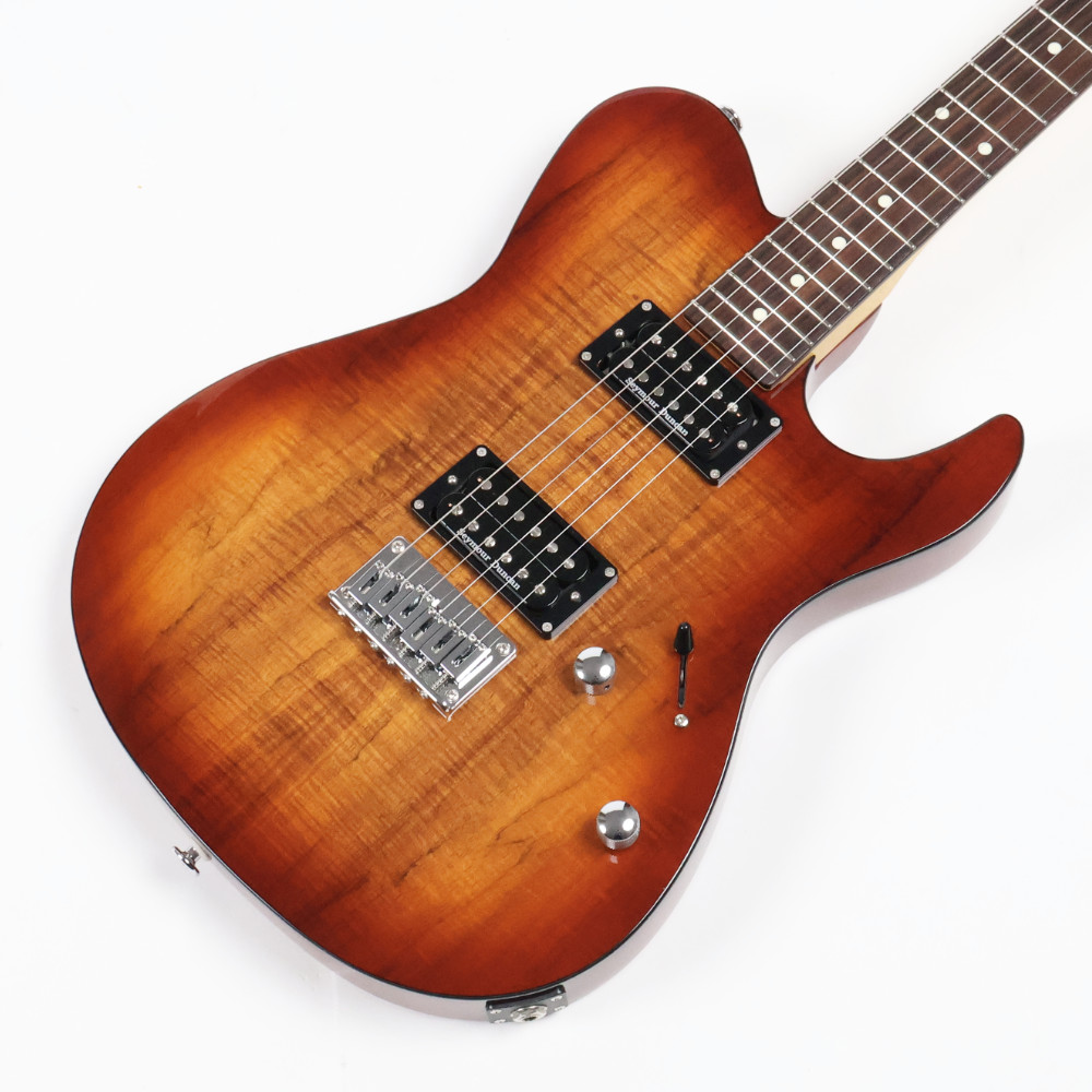 【中古】 エレキギター Fujigen J-Standard ILIAD JIL3-EW2-R KNB(Koa Natural Burst) 2021年製 フジゲン Seymour Duncan JB/59ピックアップ搭載 アカシア(TAIWAN KOA)トップ ボディトップ