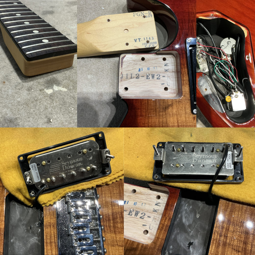 【中古】 エレキギター Fujigen J-Standard ILIAD JIL3-EW2-R KNB(Koa Natural Burst) 2021年製 フジゲン Seymour Duncan JB/59ピックアップ搭載 アカシア(TAIWAN KOA)トップ ピックアップ