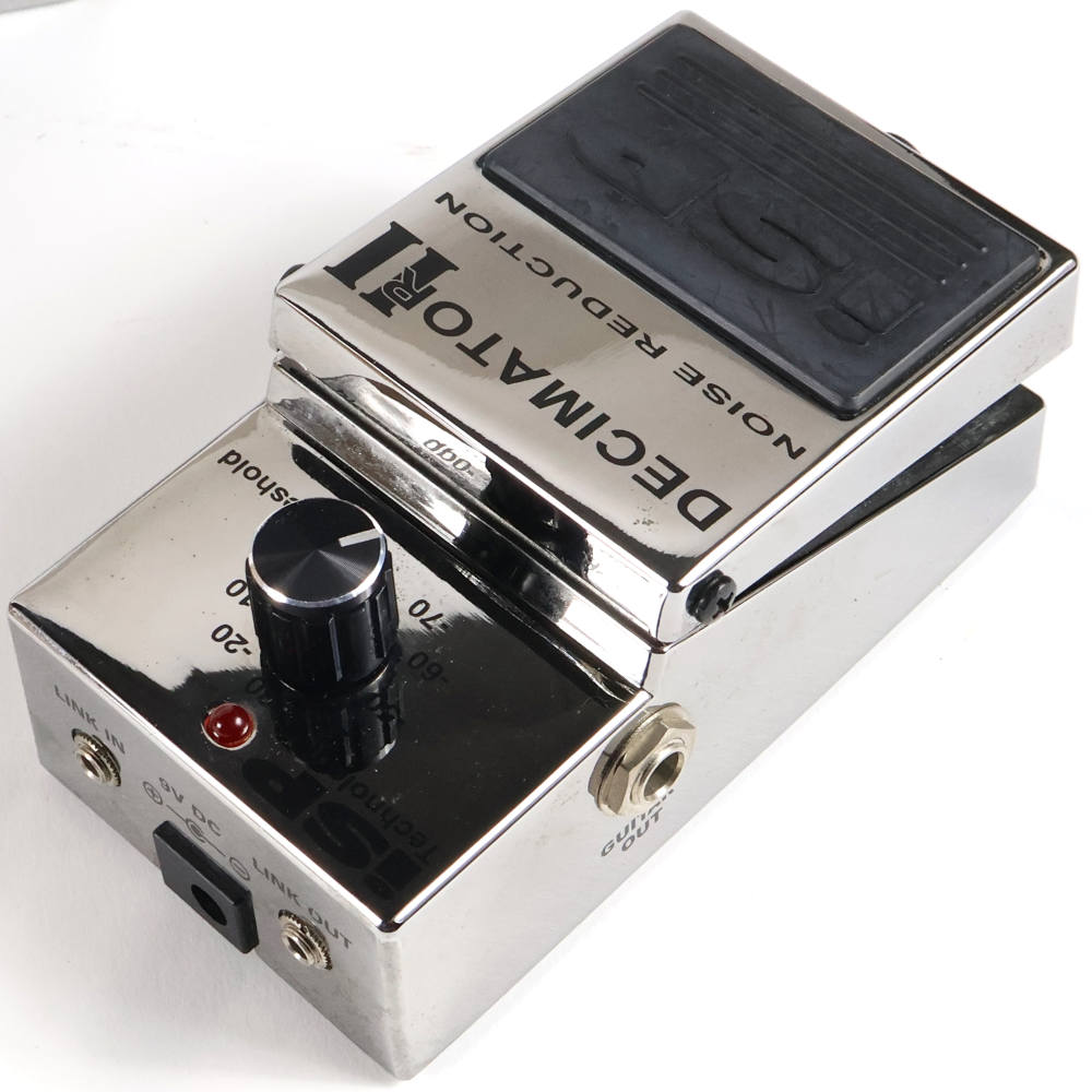 【中古】 ノイズリダクション エフェクター iSP Technologies DECIMATOR II ノイズゲート ギターエフェクター リア斜めアングル画像