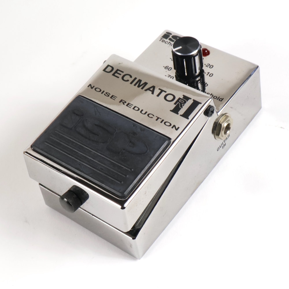 【中古】 ノイズリダクション エフェクター iSP Technologies DECIMATOR II ノイズゲート ギターエフェクター 斜めアングル画像