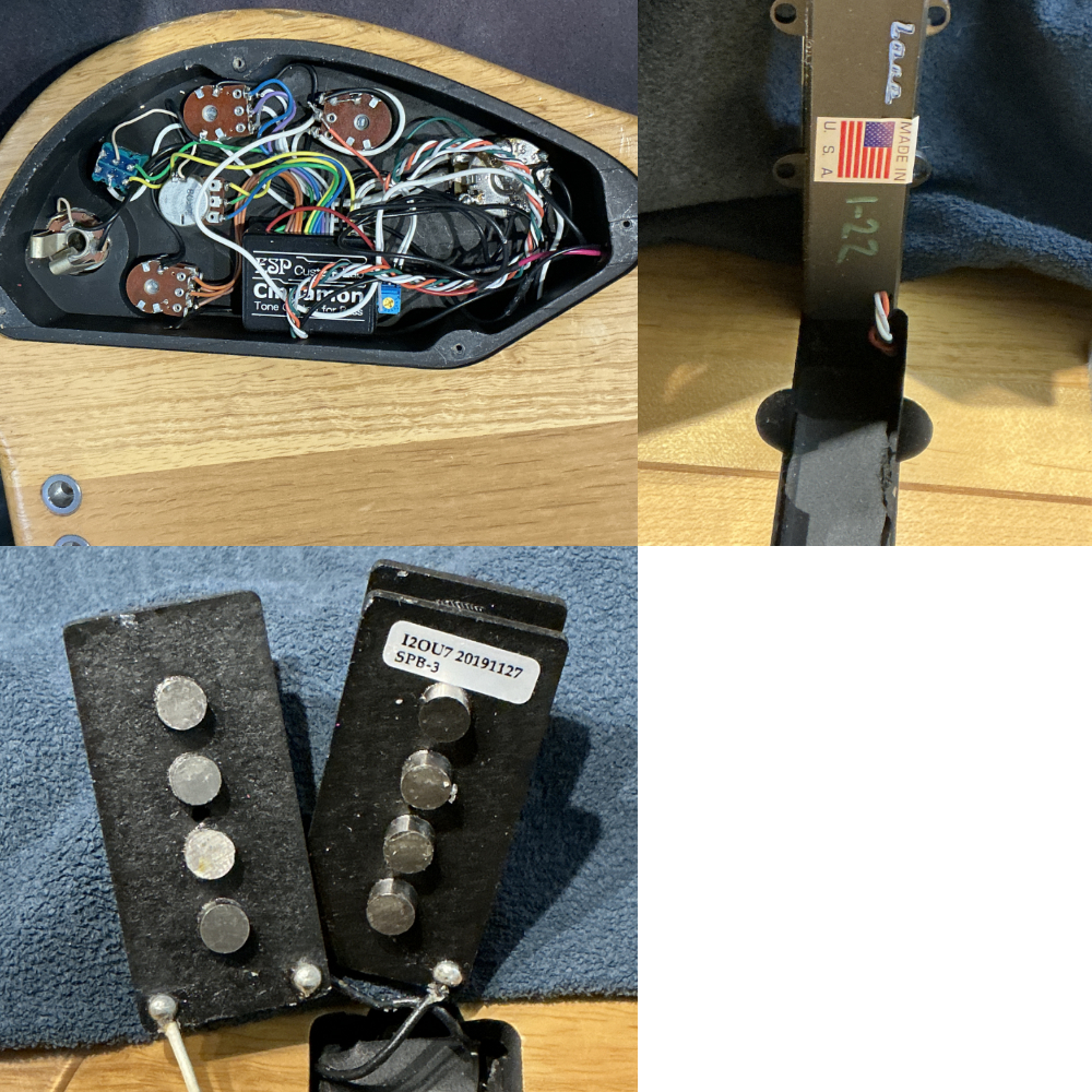 【中古】ESP BOTTOM BUMP Natural Mod 4弦エレキベース ピックアップ