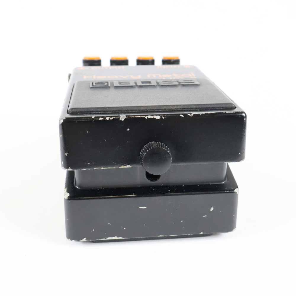 【中古】 ヘビーメタル エフェクター BOSS HM-2 Heavy Metal Made in Japan ディストーション ギターエフェクター 側面