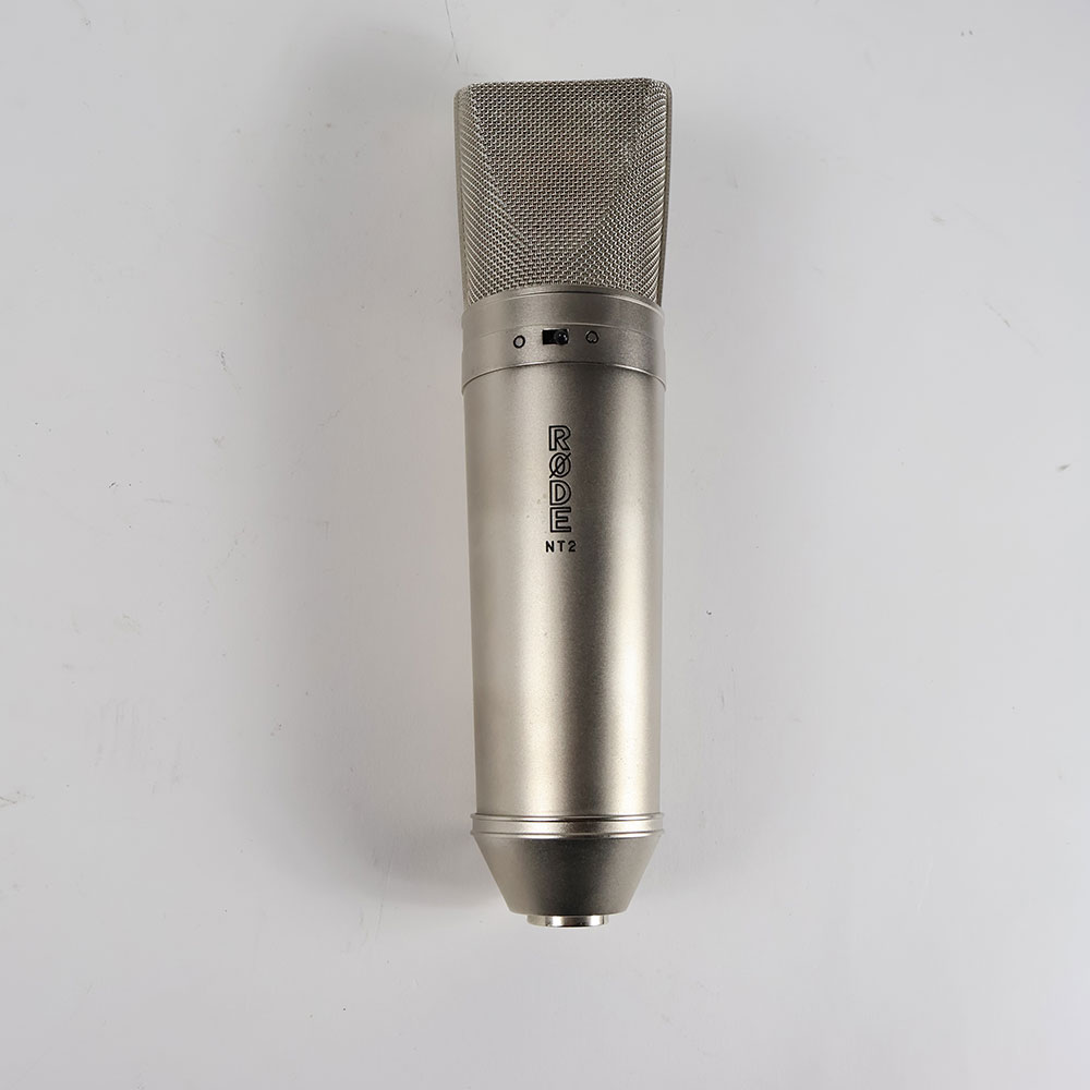 【中古】 マイク コンデンサーマイク RODE NT2 マイクロフォン ロード NT-2 正面
