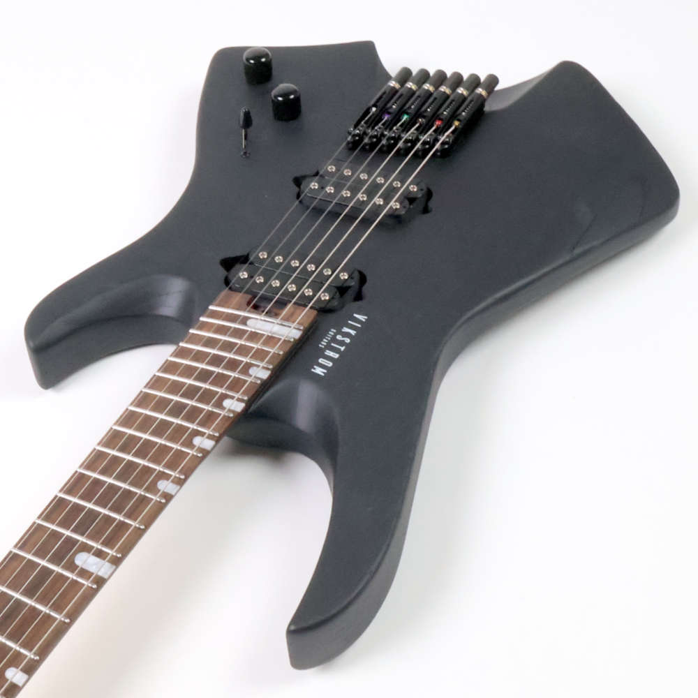 【訳あり】 VIKSTROM GUITARS VSMH-260 TBK アウトレット ヘッドレス ファンフレット 6弦ギター ネックジョイント側