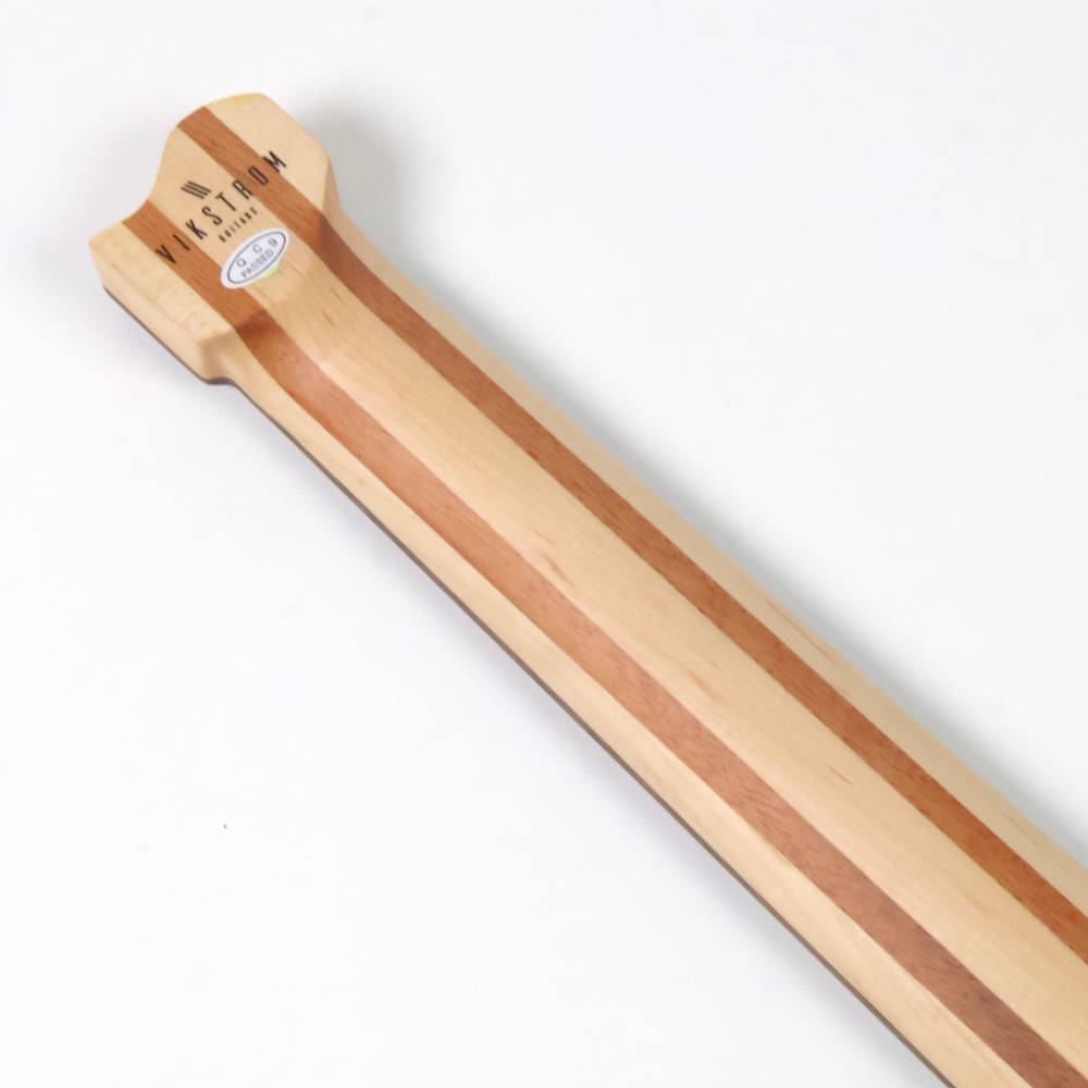 【訳あり】 VIKSTROM GUITARS VSMH-270 SBL アウトレット ヘッドレス ファンフレット 7弦ギター ネック裏